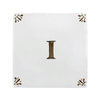 Alphabet I Delft Tile