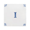 Alphabet I Delft Tile