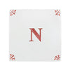 Alphabet N Delft Tile