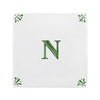 Alphabet N Delft Tile