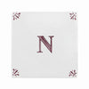 Alphabet N Delft Tile