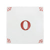 Alphabet O Delft Tile