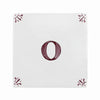 Alphabet O Delft Tile