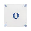 Alphabet O Delft Tile