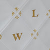 Alphabet W Delft Tile