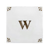 Alphabet W Delft Tile