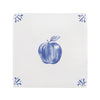 End of Line Apple Delft Tile - Blue 15cm