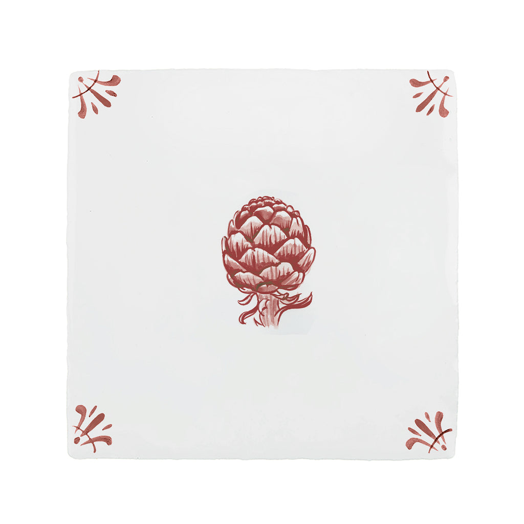 Artichoke Delft Tile