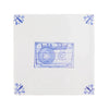 End of Line, Cassette Delft Tile, Blue, 12.5cm