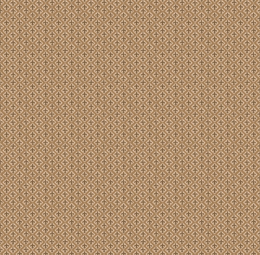 A close-up of a repeating geometric pattern in warm tan and beige, filling the entire frame.