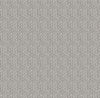 A repeating geometric pattern of small white diamond and cross-like motifs on a warm taupe-gray background, filling the entire frame.