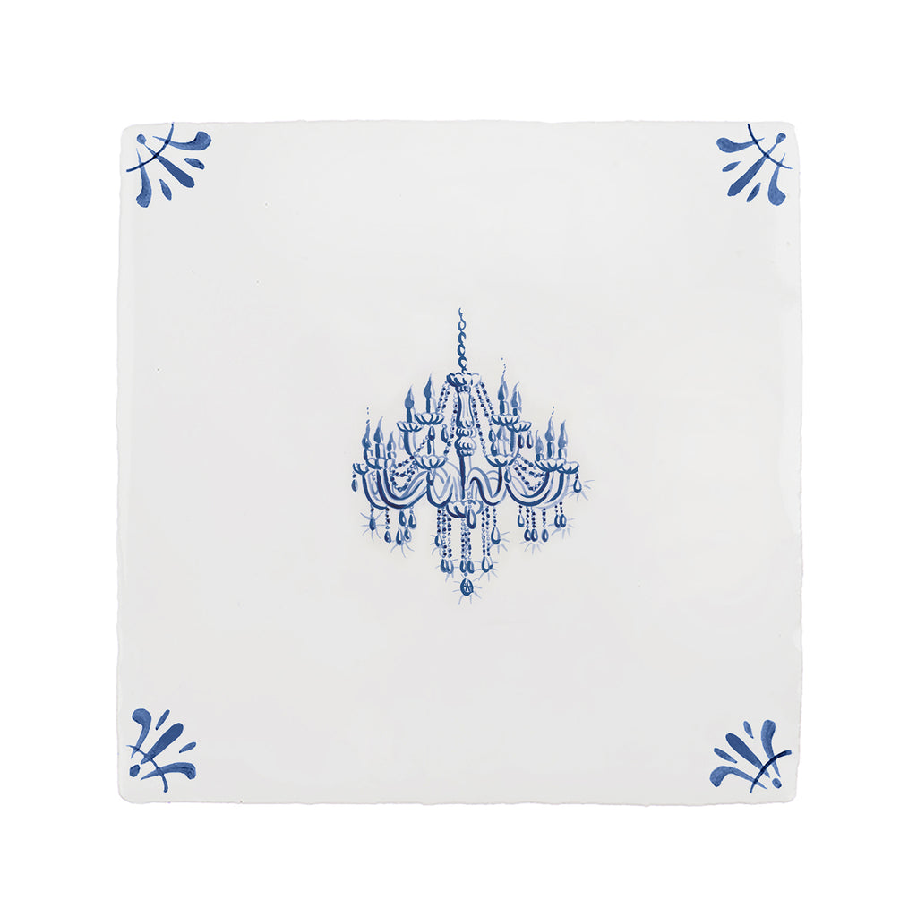Chandelier Delft Tile