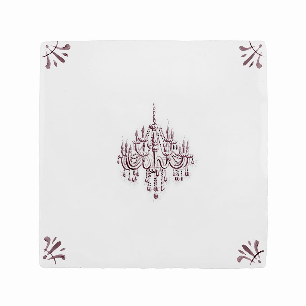 Chandelier Delft Tile