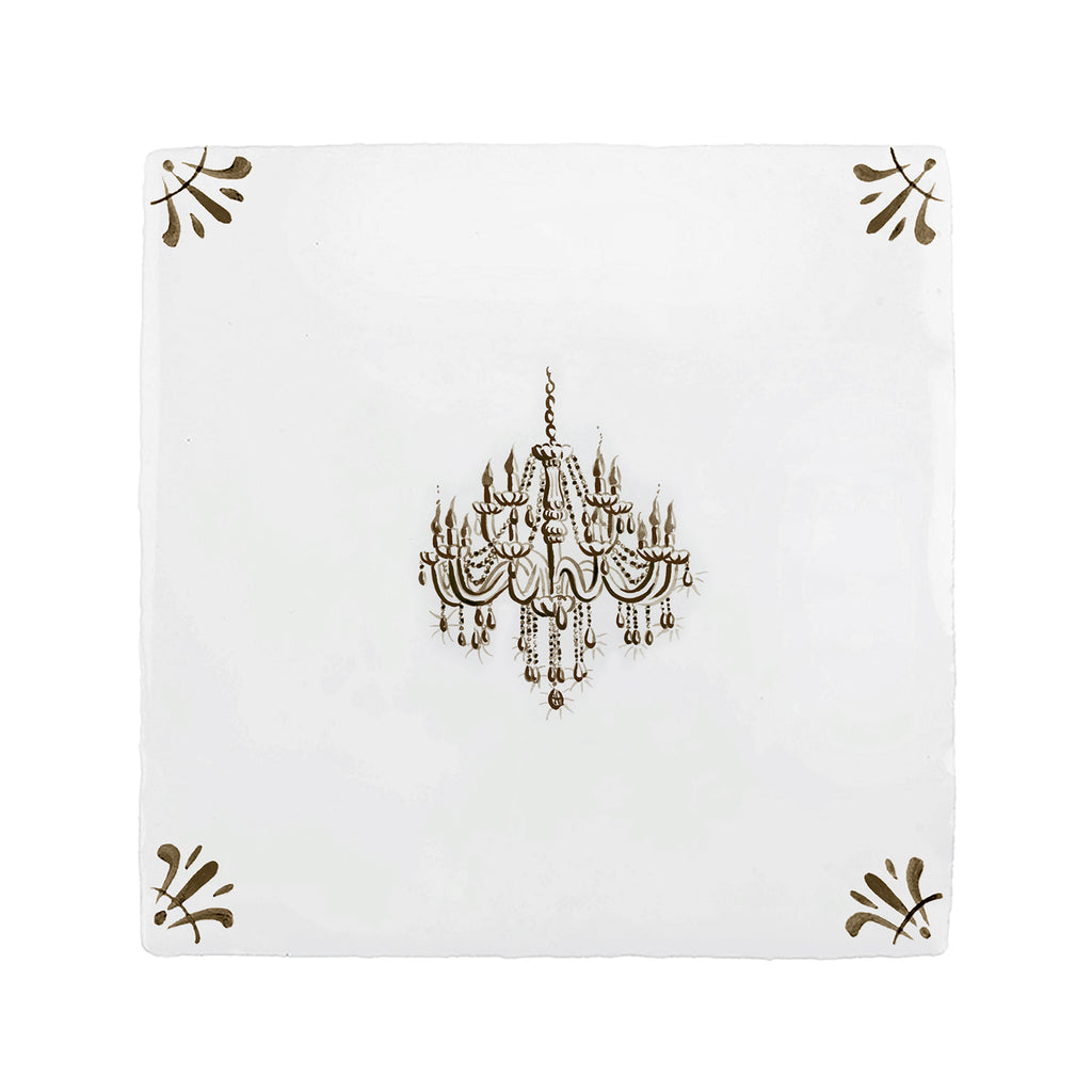 Chandelier Delft Tile