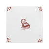 Chesterfield Chair Delft Tile