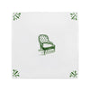 Chesterfield Chair Delft Tile