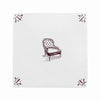 Chesterfield Chair Delft Tile