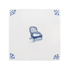 Chesterfield Chair Delft Tile