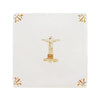 Christ the Redeemer Delft Tile