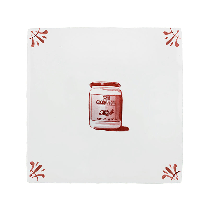 Coconut Oil Delft Tile