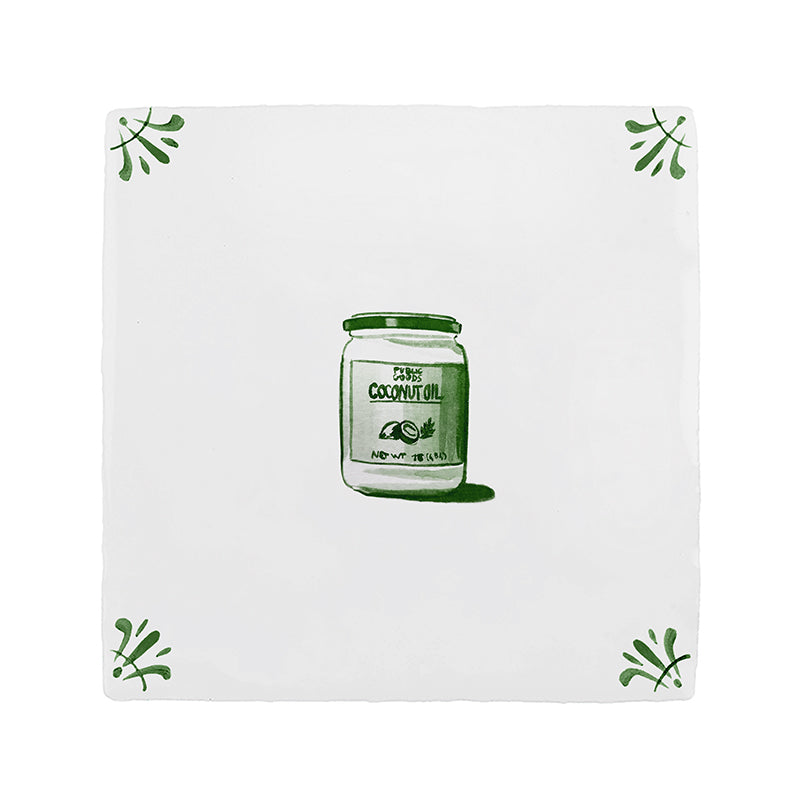 Coconut Oil Delft Tile