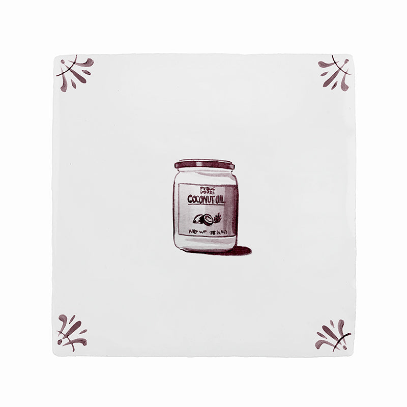 Coconut Oil Delft Tile
