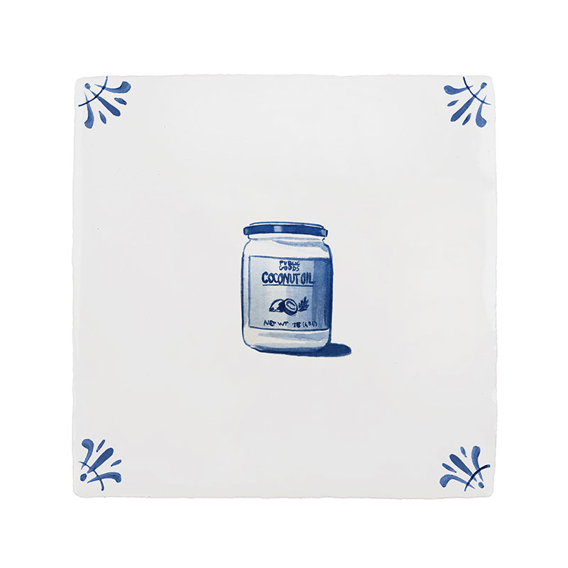Coconut Oil Delft Tile