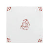 Dominoes Delft Tile