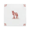 Donkey Delft Tile