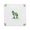 Donkey Delft Tile