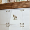 Donkey Delft Tile