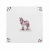 Donkey Delft Tile