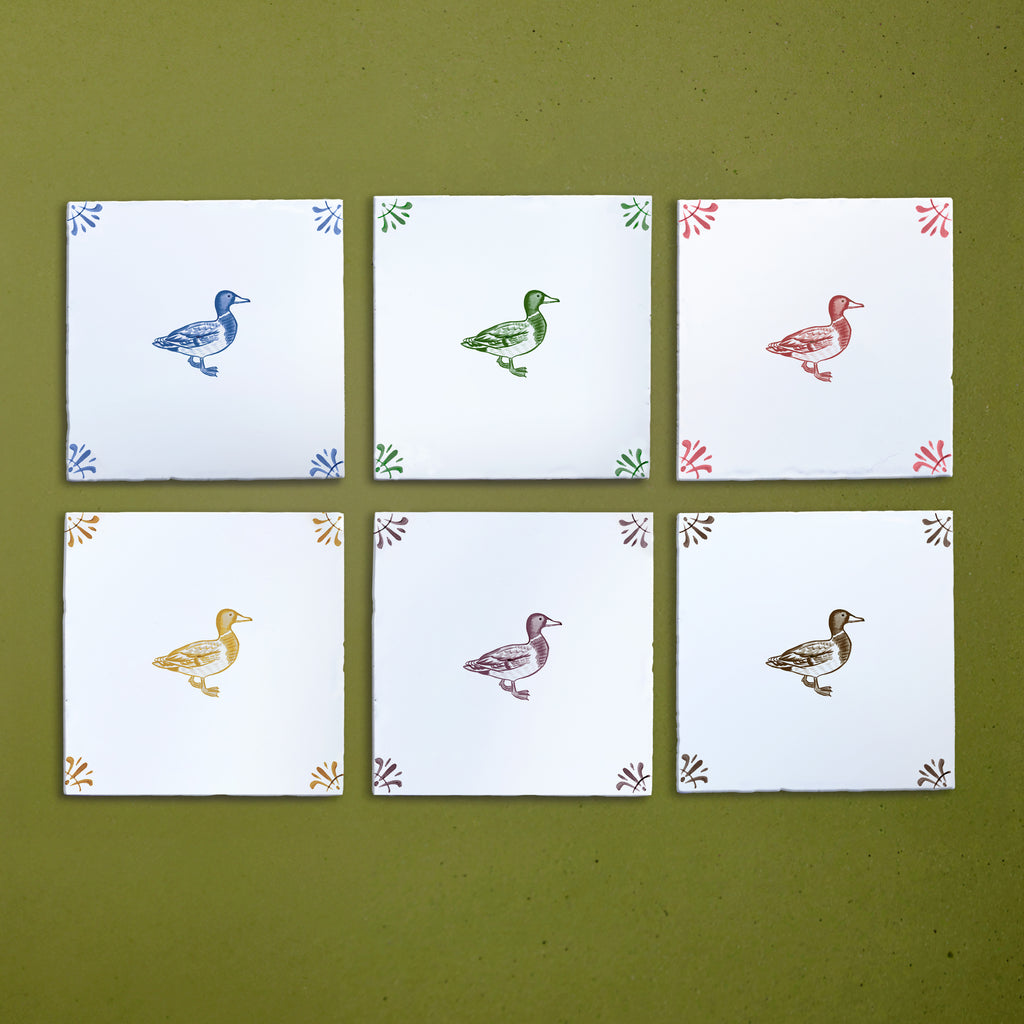 Duck Delft Tile