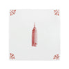 Empire State Building Delft Tile