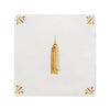 Empire State Building Delft Tile