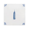 Empire State Building Delft Tile