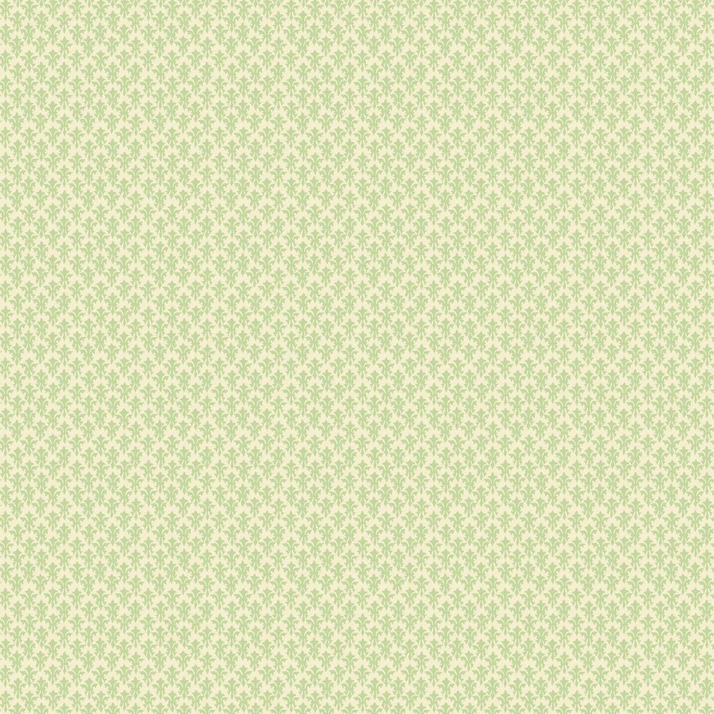 A repeating light green and cream geometric pattern fills the frame, with no visible product form, person, or environment.