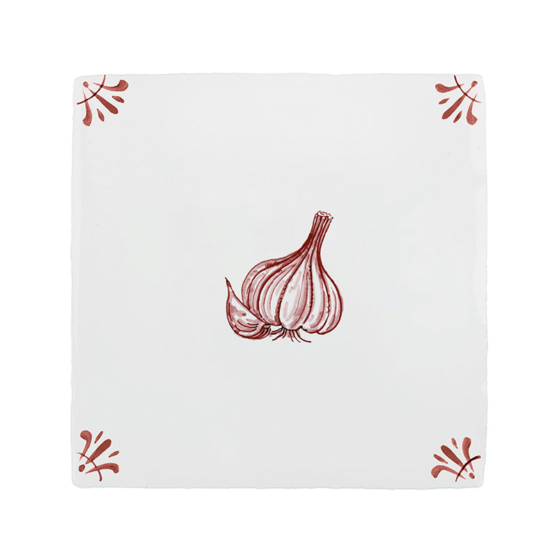 Garlic Delft Tile