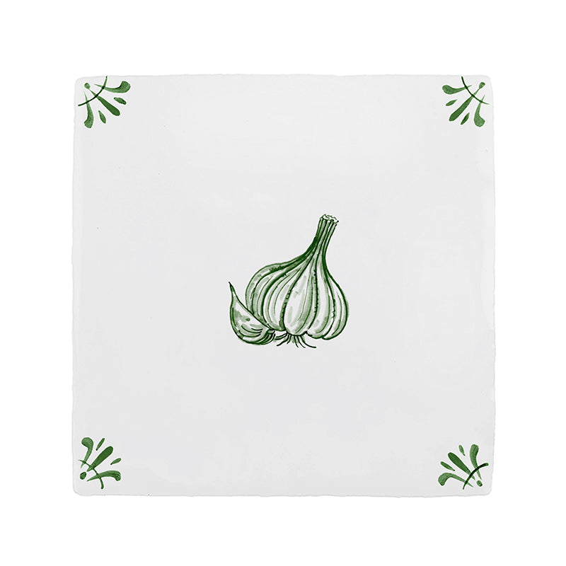 Garlic Delft Tile