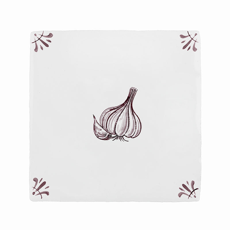 Garlic Delft Tile
