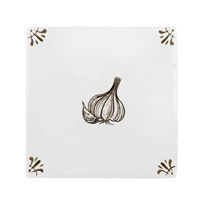 Garlic Delft Tile