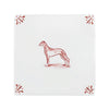 Greyhound Delft Tile
