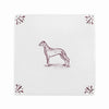 Greyhound Delft Tile