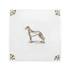 Greyhound Delft Tile