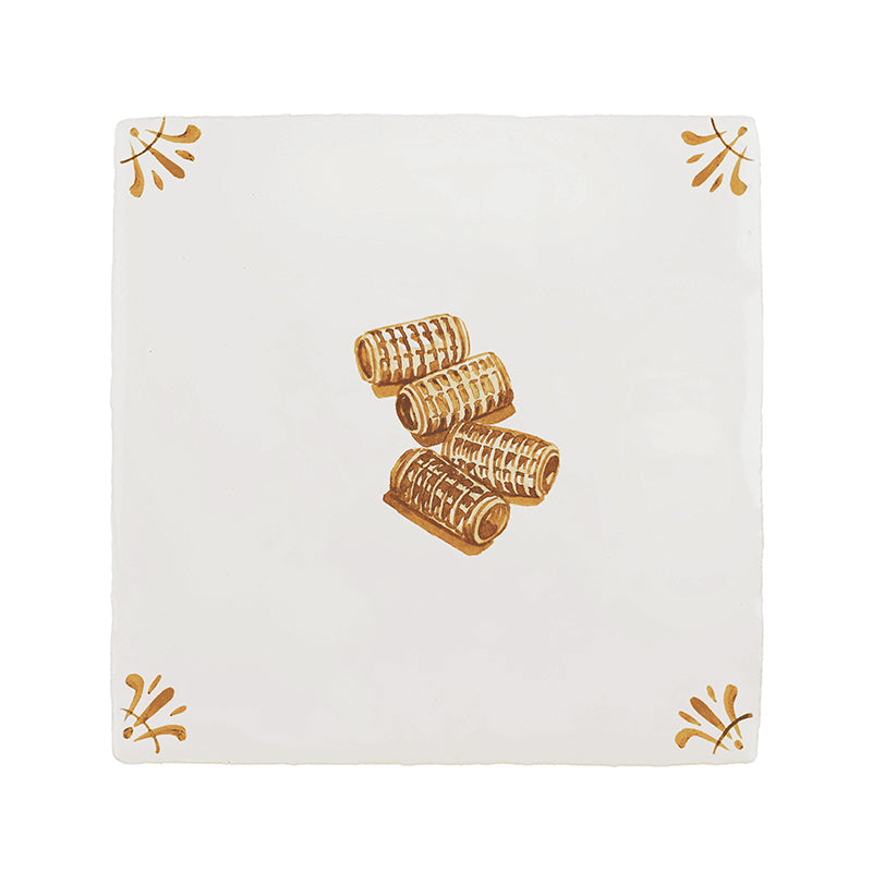 Hair Curlers Delft Tile