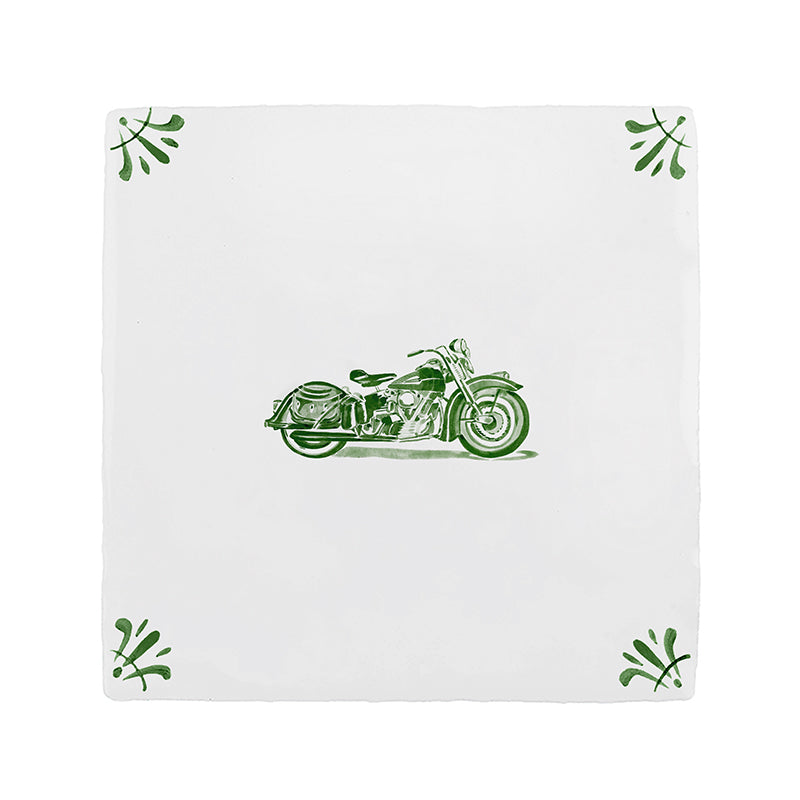 Harley Davidson Delft Tile
