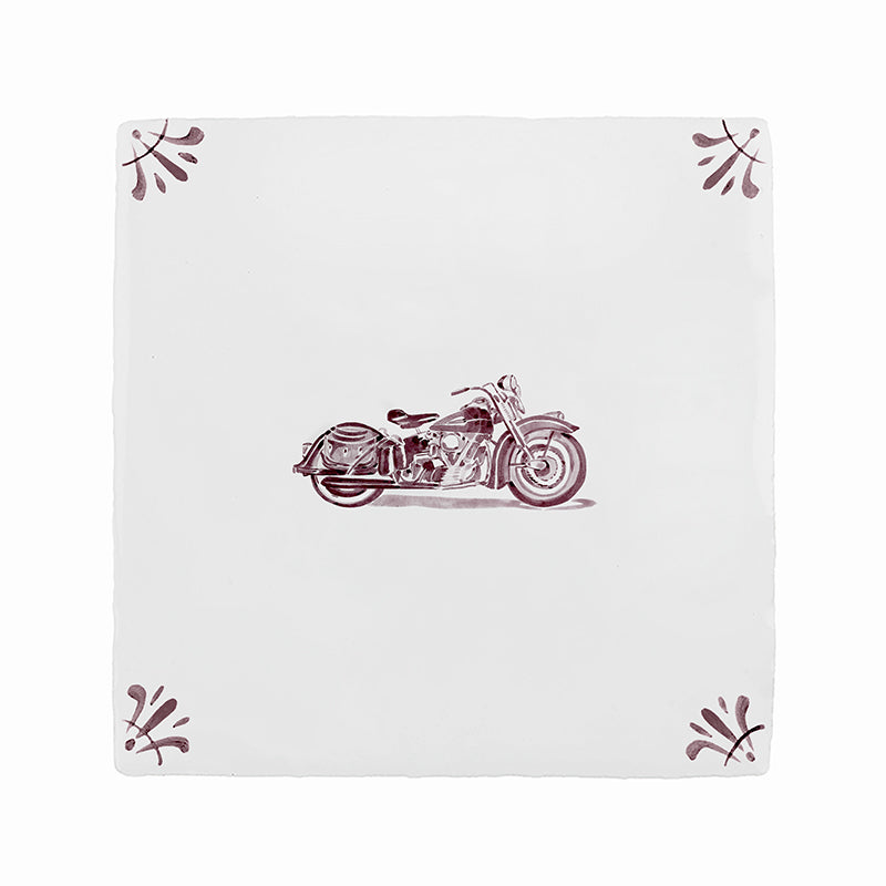Harley Davidson Delft Tile