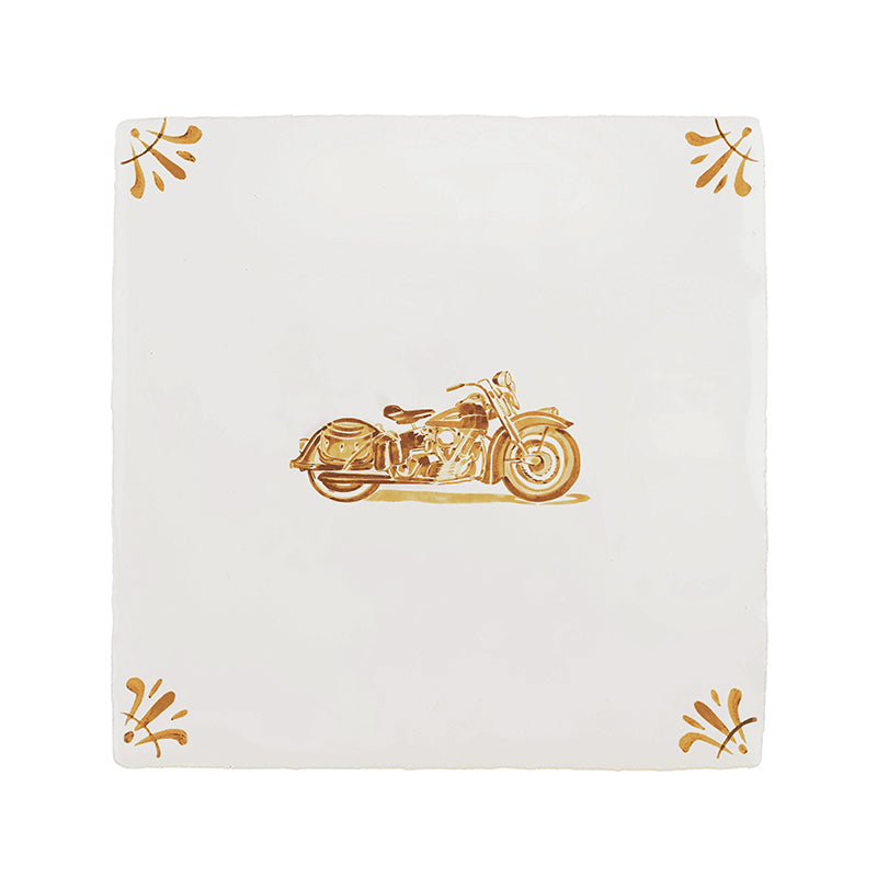 Harley Davidson Delft Tile