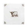Highland Cow Delft Tile