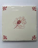 End of Line Lana the Ladybird Delft Tile - Crimson 12.5cm